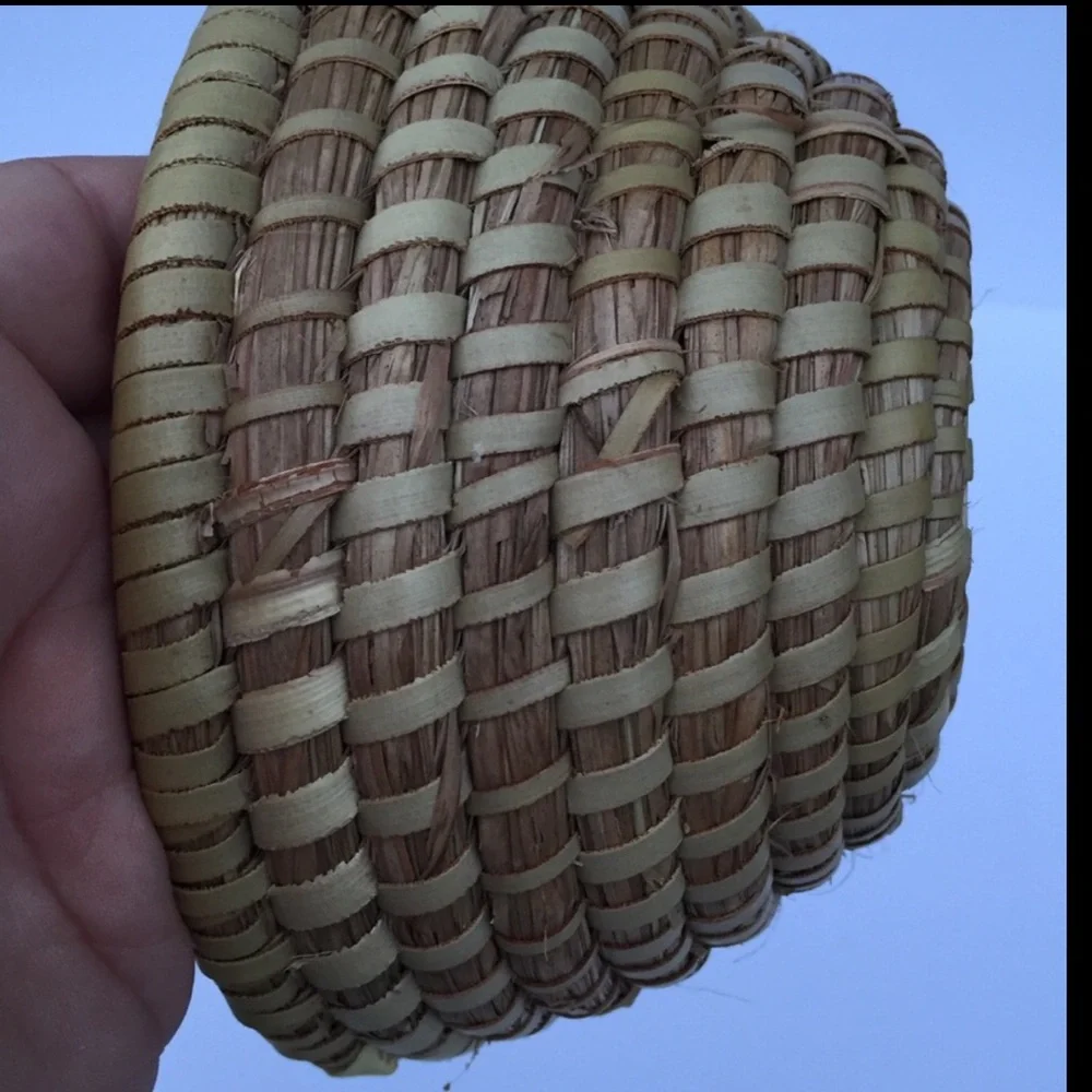 Sweet Grass/ Native American Handmade Basket